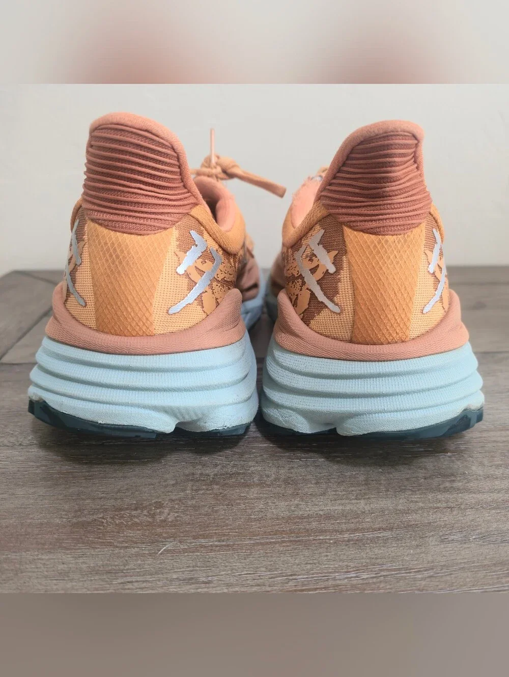 Hoka Stinson 7 Road to Trail Running Shoes Orange Amber Haze Mens 13D Athletic